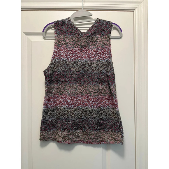 Vintage Ninety Women's Crocheted Tank Medium EUC - Picture 3 of 8